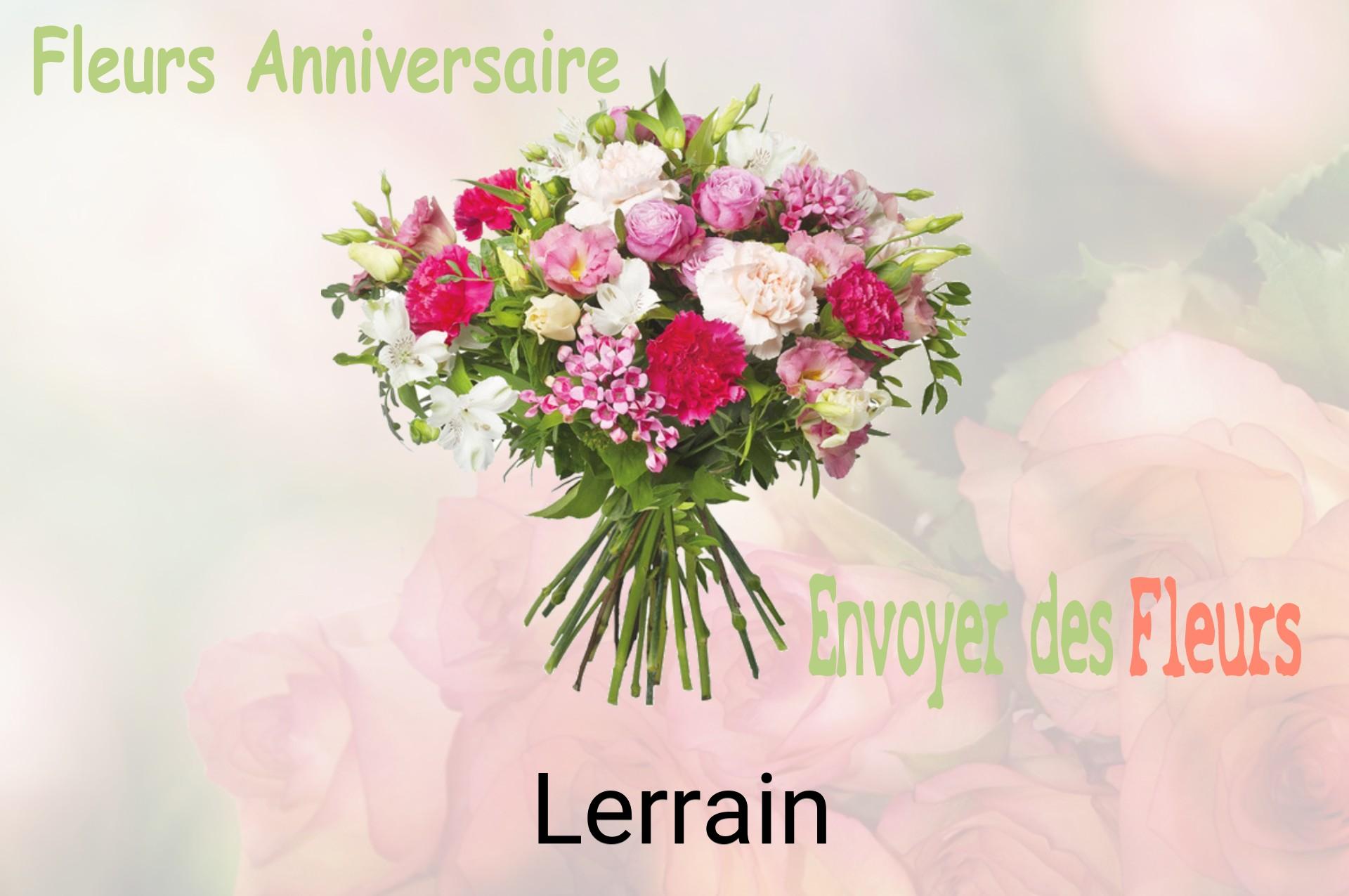 Bouquet de fleurs d’anniversaire livré à Lerrain