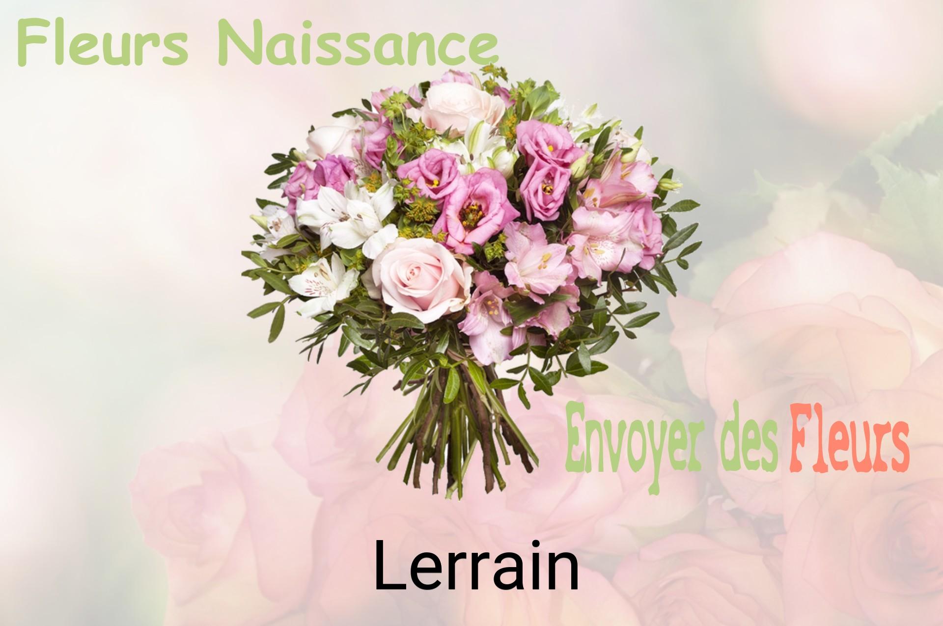 Bouquet de fleurs de naissance livré à Lerrain